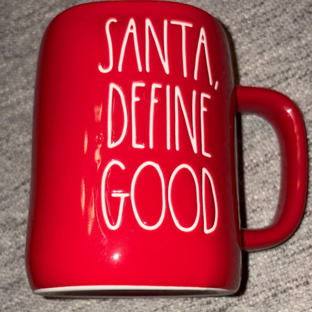Rae Dunn Santa Define Good mug